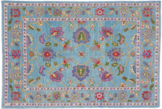 6 x 9 Turkish Oushak Rug 53462