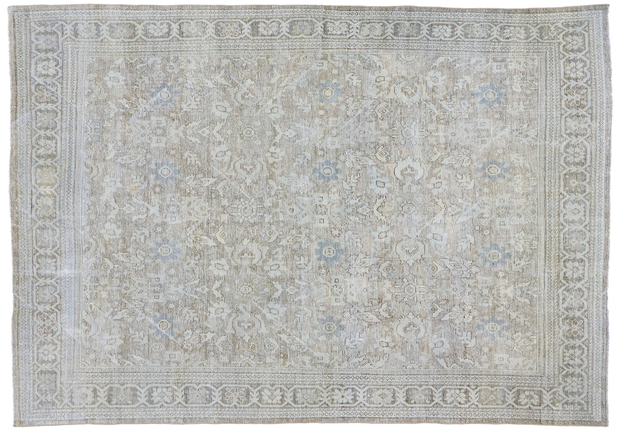 7 x 11 Antique Persian Mahal Rug 53475