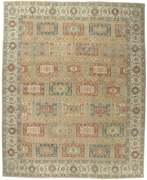 12 x 15 Distressed Modern Oushak Rug 30631