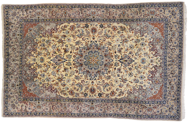 8 x 13 Vintage Persian Nain Rug 77571