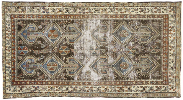 5 x 10 Antique Persian Malayer Rug 60825