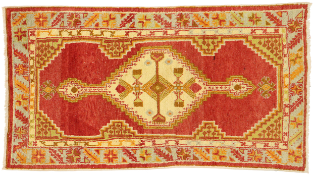 3 x 5 Vintage Oushak Rug 51120