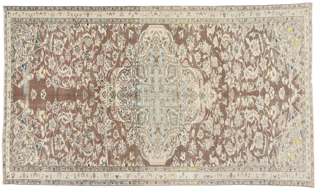 6 x 11 Antique Persian Bakhtiari Gallery Rug 60858