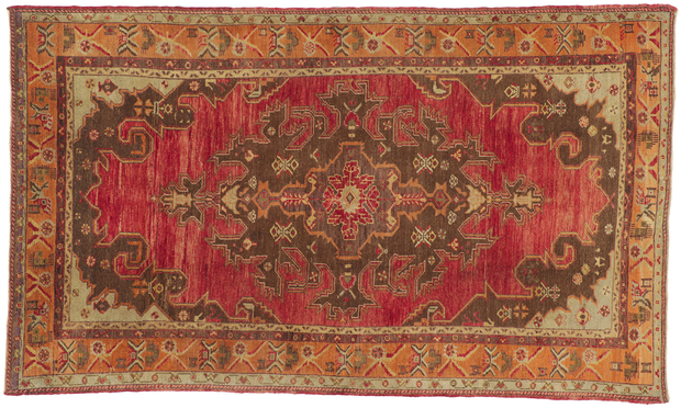 5 x 9 Vintage Turkish Oushak Rug 51130