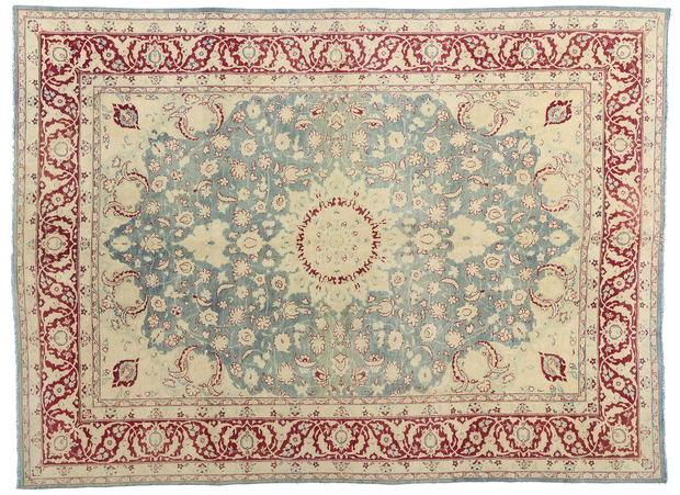8 x 11 Antique Persian Tabriz Rug 60874
