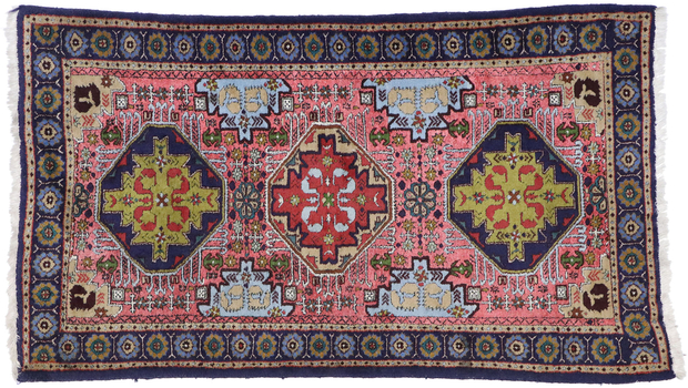 3 x 5 Vintage Persian Ardabil Rug 77657