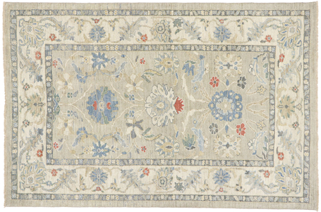 6 x 9 New Contemporary Persian Sultanabad Rug 60882