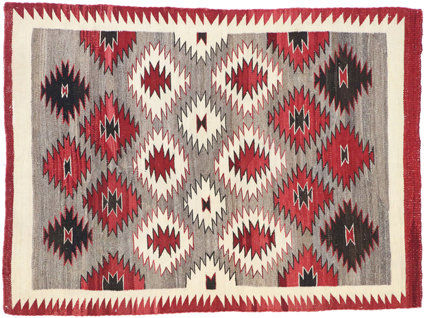 3 x 4 Vintage Navajo Eye Dazzler Rug 77765