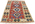 4 x 5 Vintage Persian Shiraz Kilim Rug 77824