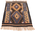 2 x 3 Vintage Afghan Maimana Kilim Rug 77876