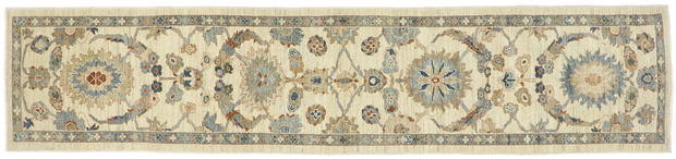 3 x 14 New Contemporary Persian Sultanabad Runner 60914