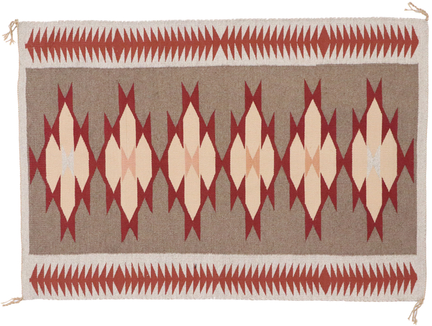 3 x 4 Vintage Navajo Eye Dazzler Rug 77867