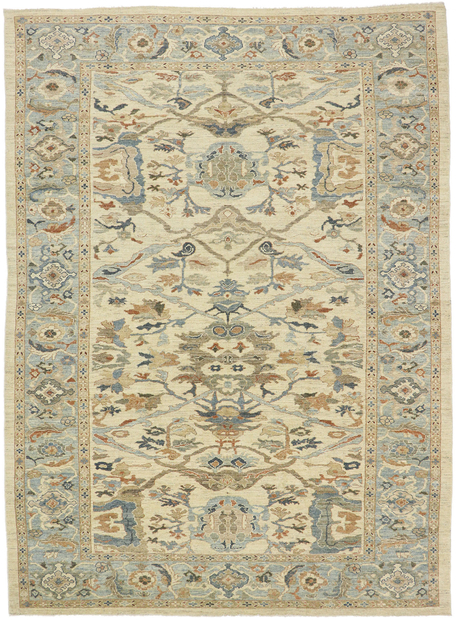 10 x 14 Contemporary Turkish Sultanabad Rug 60898