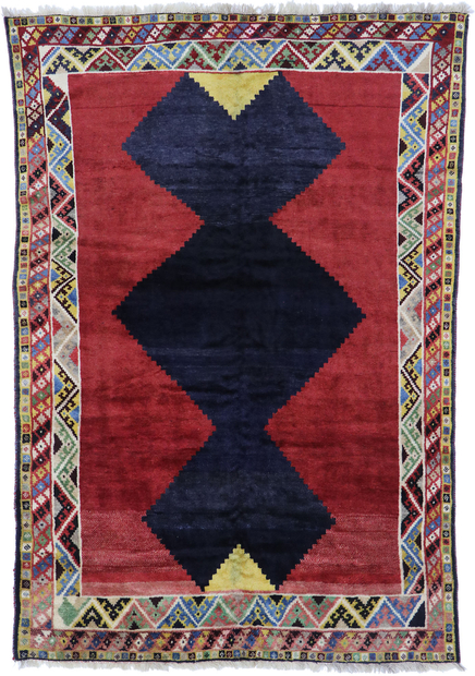 7 x 10 Vintage Tibetan Rug 78083