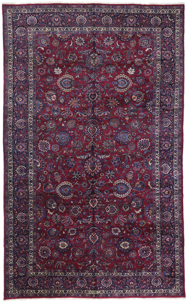 12 x 20 Antique Persian Mashhad Rug 78066