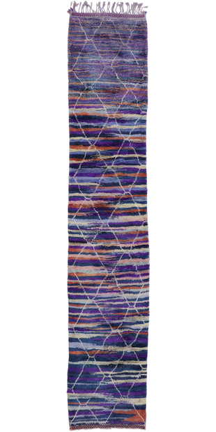3 x 14 Colorful Beni Mrirt Moroccan Rug 21091
