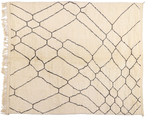 10 x 12 Organic Modern Beni Mrirt Moroccan Rug 21097