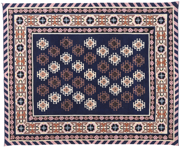 8 x 10 Vintage Maramures Romanian Kilim Rug 78021