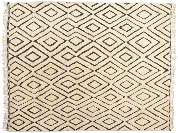 10 x 12 Organic Modern Beni Mrirt Moroccan Rug 21158