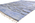 10 x 13 Modern Blue Beni Mrirt Moroccan Rug 21184