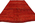 7 x 11 Vintage Red Moroccan Rug 21196
