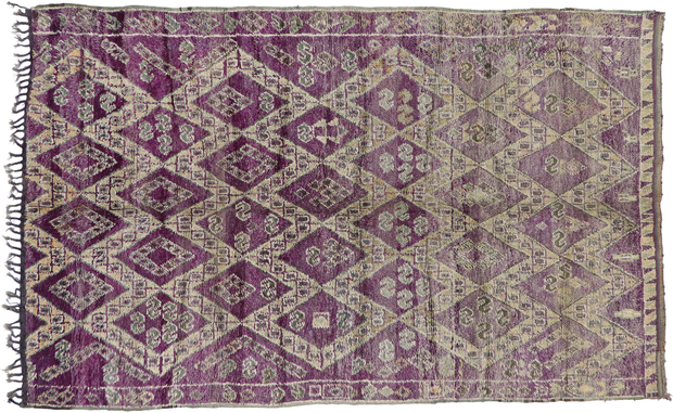 7 x 11 Vintage Moroccan Rug 21203