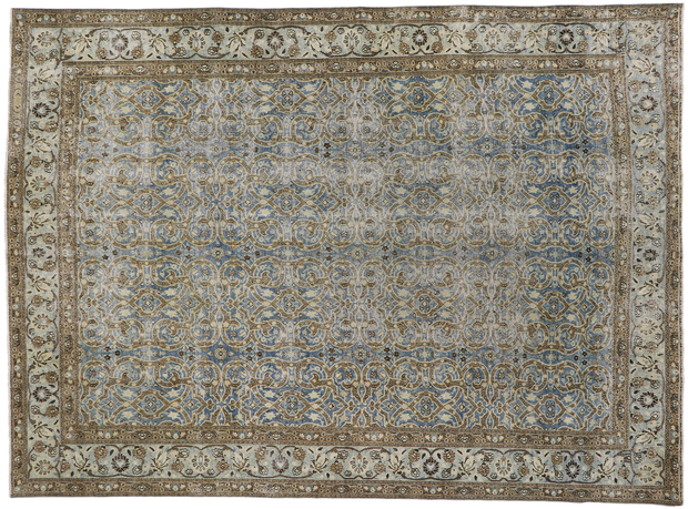 9 x 12 Antique Persian Mashhad Rug 60940