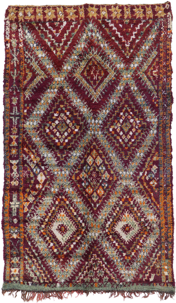 6 x 10 Vintage Beni MGuild Moroccan Rug 21212