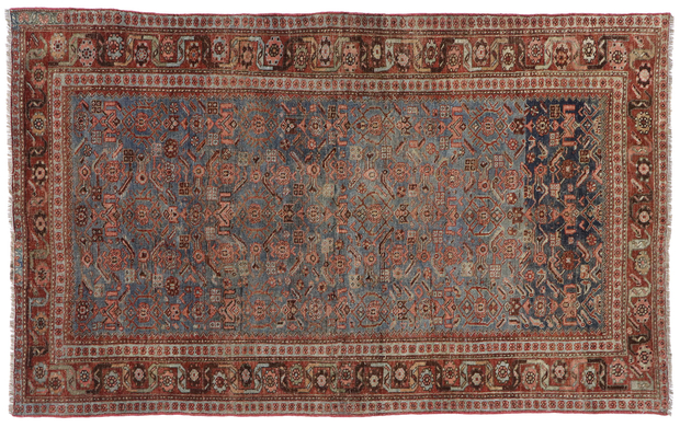4 x 7 Antique Persian Bijar Rug 60926