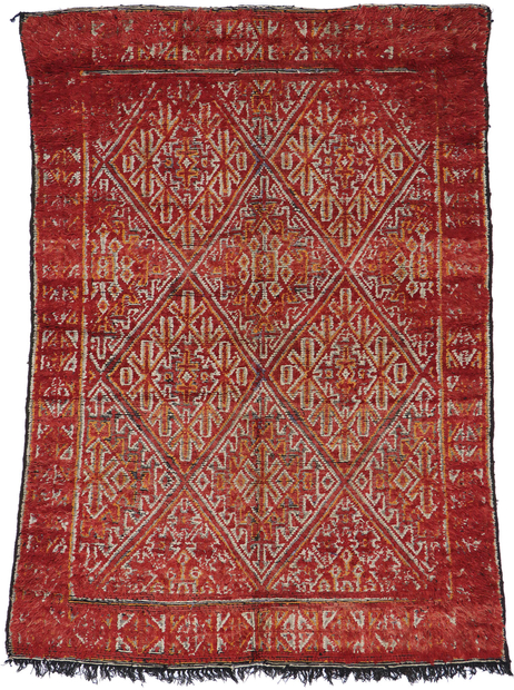 6 x 9 Vintage Moroccan Rug 21254