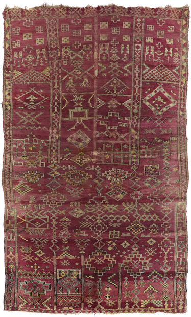 7 x 11 Vintage Moroccan Rug 21266