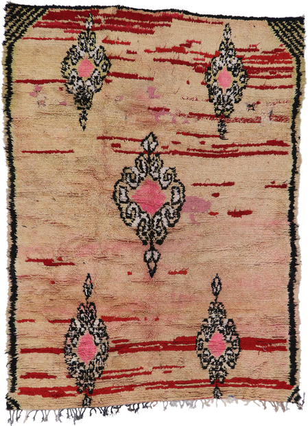 6 x 8 Vintage Moroccan Rug 21422