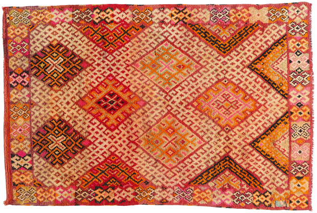 6 x 9 Vintage Beni MGuild Moroccan Rug 21522