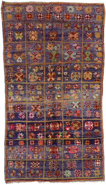 5 x 9 Vintage Boujad Moroccan Rug 21240