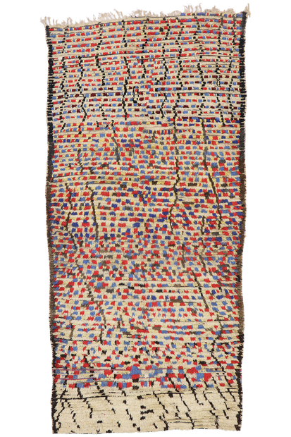 5 x 10 Vintage Moroccan Azilal Rug 21455