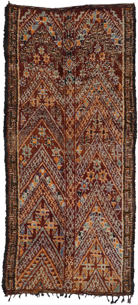 6 x 14 Vintage Beni M'Guild Moroccan Rug 21213