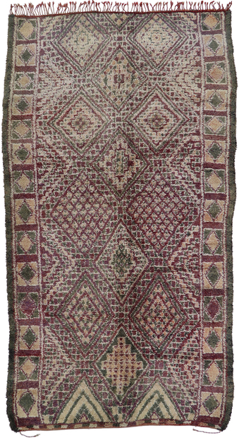 7 x 13 Vintage Moroccan Rug 21234