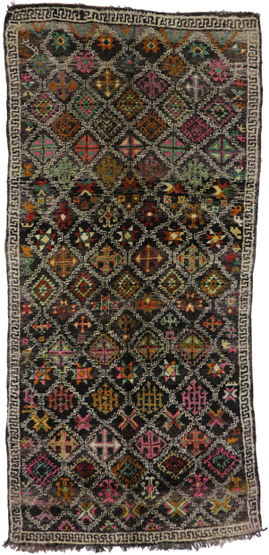 6 x 13 Vintage Moroccan Rug 21282