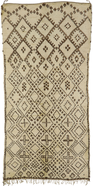 7 x 13 Vintage Moroccan Rug 21371