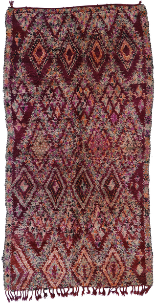 7 x 14 Vintage Beni MGuild Moroccan Rug 21224