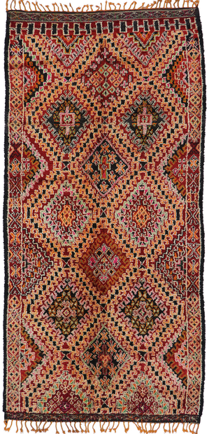 7 x 13 Vintage Moroccan Rug 21226