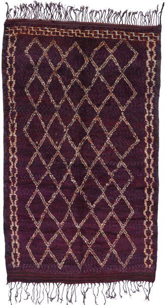 7 x 11 Vintage Moroccan Rug 21515