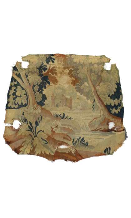 2 x 3 Antique European Tapestry 76677
