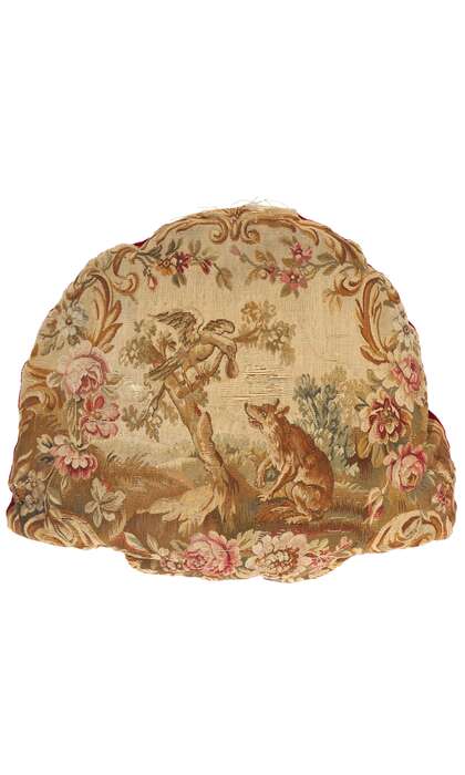 2 x 2 Antique French Aubusson Tapestry Cushion 79199