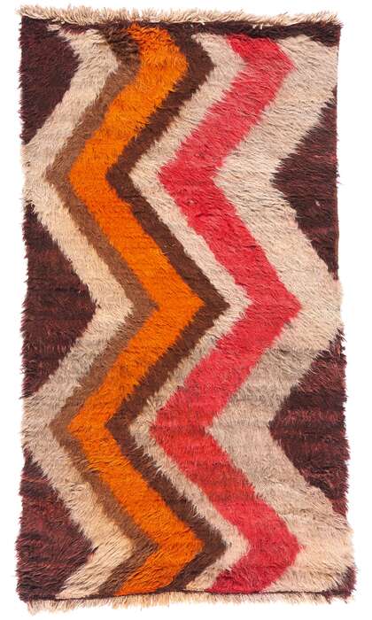 3 x 5 Vintage Boujad Moroccan Rug 79188