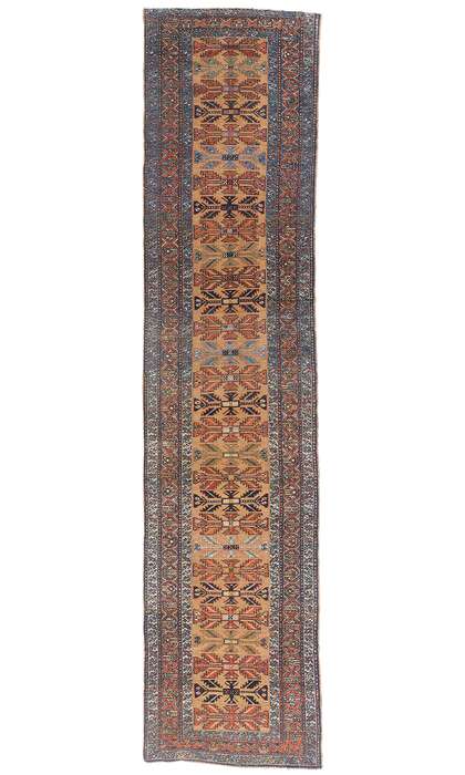 3 x 14 Antique Persian Bakshaish Rug 90039