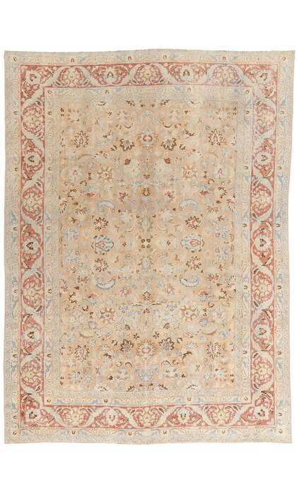 8 x 11 Distressed Antique Persian Mood Rug 53656
