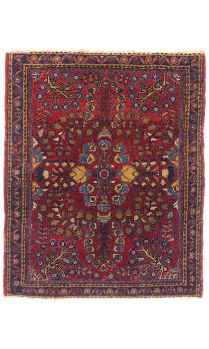 2 x 2 Antique Persian Sarouk Rug 79241