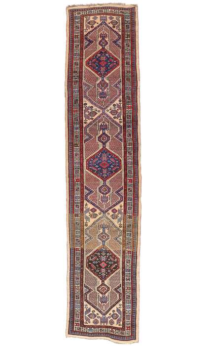 3 x 15 Antique Persian Tribal Sarab Rug Runner 90035