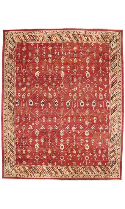 12 x 15 Antique Turkish Oushak Rug 79254